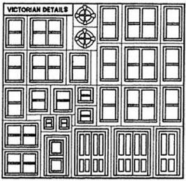 (image for) 1/2in Scale Victorian Detail Sheet