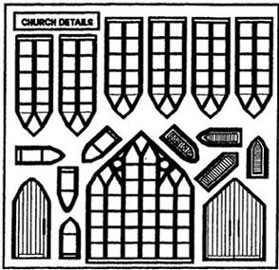 (image for) 1/2in Scale Church Details