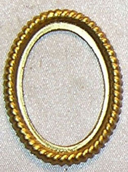 (image for) Medium Oval Picture Frame Gold