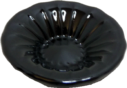 (image for) Glass Platter Black