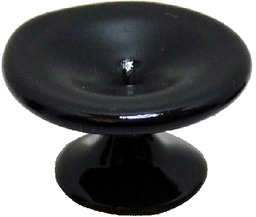 (image for) Small Cake Plate - Black