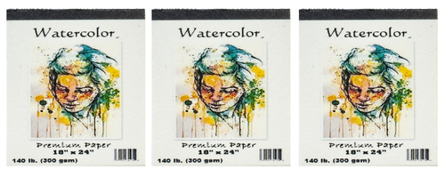 (image for) Watercolor Tablet 3pc