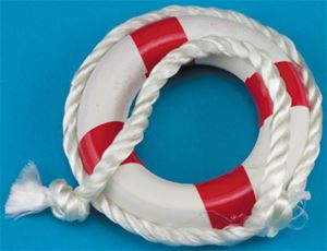 (image for) 2 Inch Life Preserver Ring Red