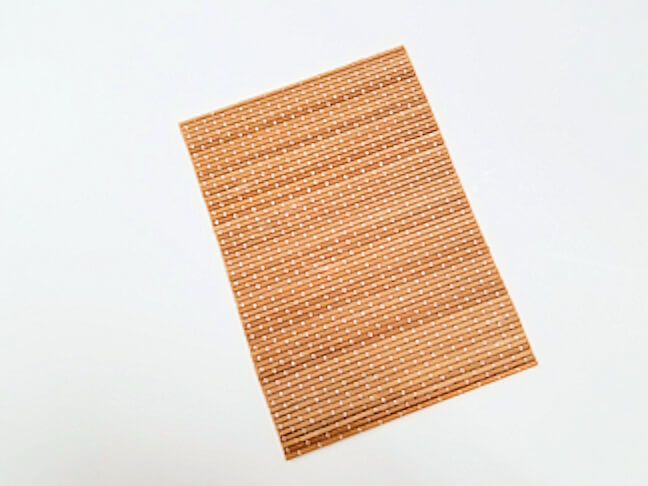 (image for) Bamboo Woven Mat / Rug 5 x 7in