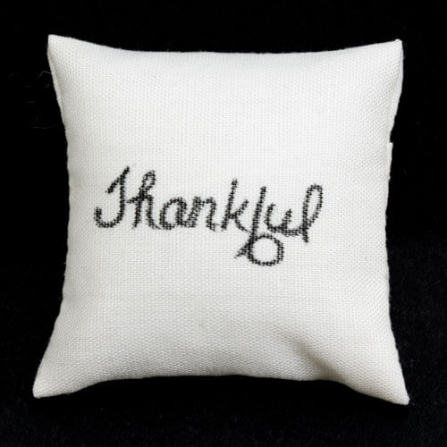 (image for) Thankful Ecru Throw Pillow