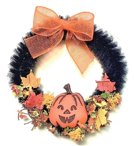 (image for) Fancy Wreath - Halloween - Autumn - Fall