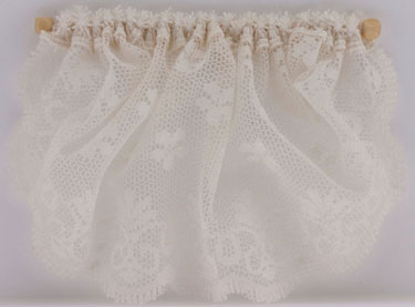 (image for) Lace w/ Balloon Valance Ecru Color