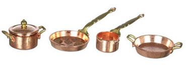 (image for) Copper Pan & Pot Set