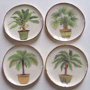 (image for) Palm Tree Platters 4pc