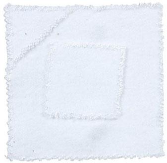 (image for) White & White Baby Towel & Wash Cloth