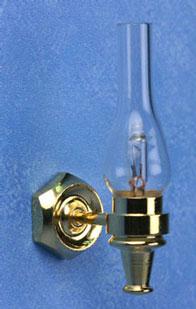 (image for) Glass Chimney Wall Sconce 12v