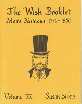 (image for) Wish Booklet #20 Men's Fashions 1776-1850