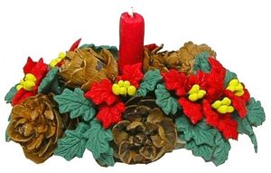 (image for) Holiday Centerpiece Poinsettia