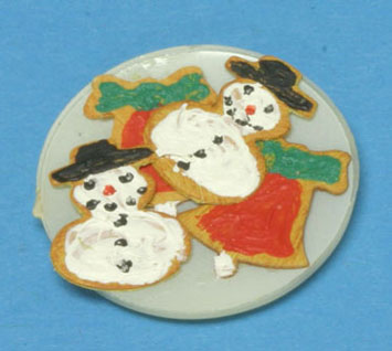 (image for) Frosted Christmas Cookies on a Plate