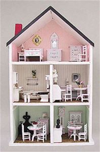 (image for) 1/4in Scale Dollhouse Shadow Box Kit