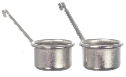 (image for) Silver Long Handle Pot Set 2pc