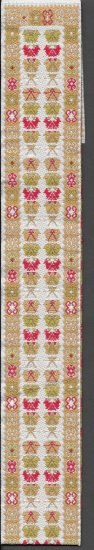 (image for) Large Turkish Rectangular Throw Rug Runner - Tan