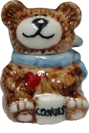 (image for) Happy Bear Porcelain Cookie Jar