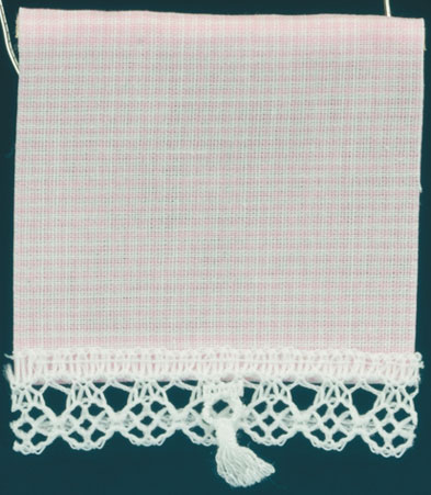 (image for) Pink Gingham Cotton Window Shade