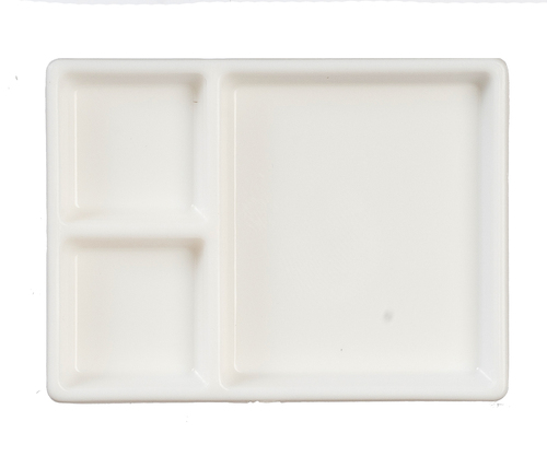 (image for) Cafeteria Style Lunch Tray White