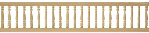 (image for) Widows Walk Porch Rail Unfinished 3pc