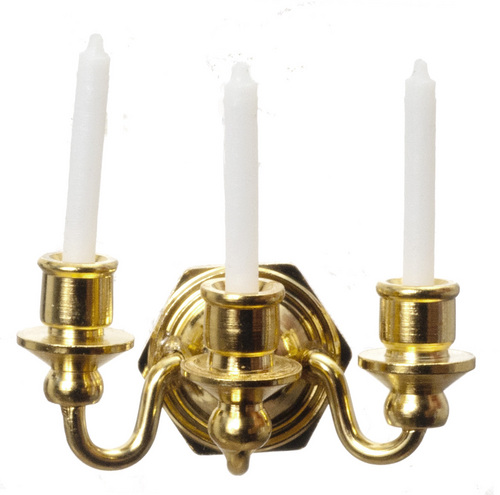 (image for) 3 Candle Wall Sconce Non-Electric