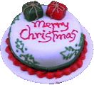 (image for) Round Merry Christmas Cake