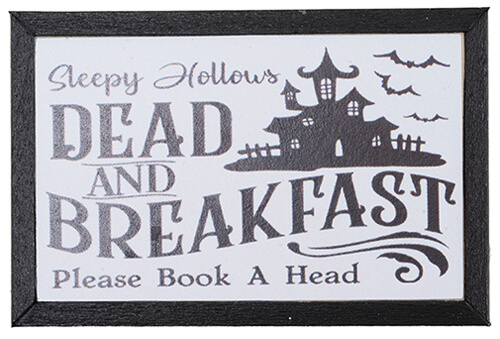 (image for) Sleepy Hollows Dead and Breakfast Sign