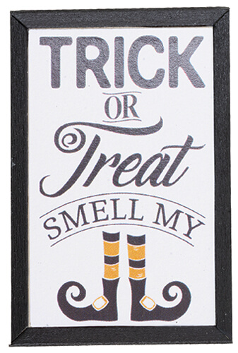 (image for) Trick or Treat Smell My Feet Sign