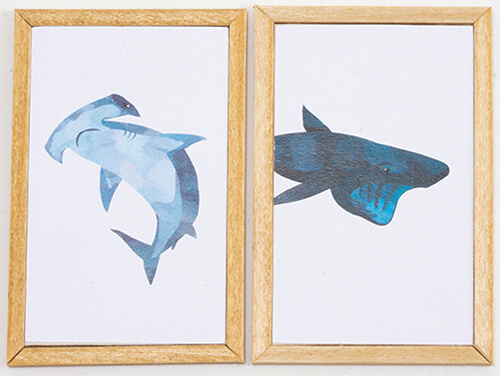 (image for) Shark Picture Set A 2pc