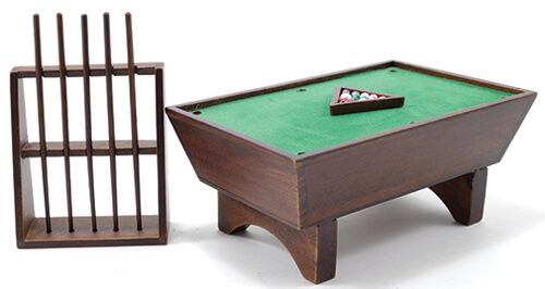 (image for) Pool Table 24pc - Walnut