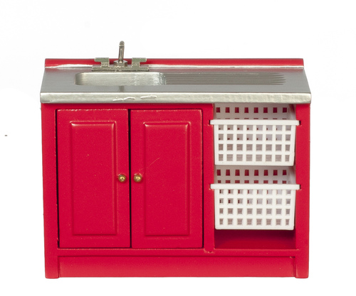 (image for) Red Modern Laundry Sink