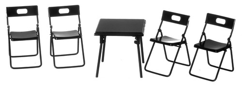 (image for) Folding Card Table & 4 Chairs