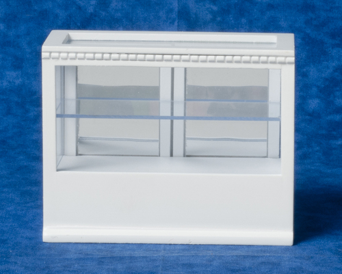 (image for) Rectangular Display Cabinet - White