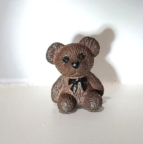 (image for) Sitting Teddy Bear - Dark Brown