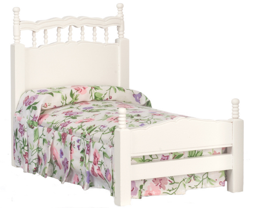 (image for) White Single Bed