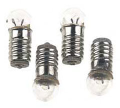 (image for) Round Screw Base Bulb 3v 4pc