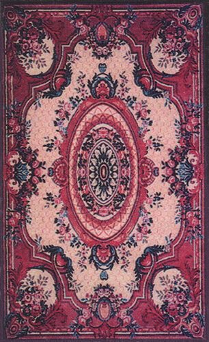 (image for) Floral Aubusson Printed Rug