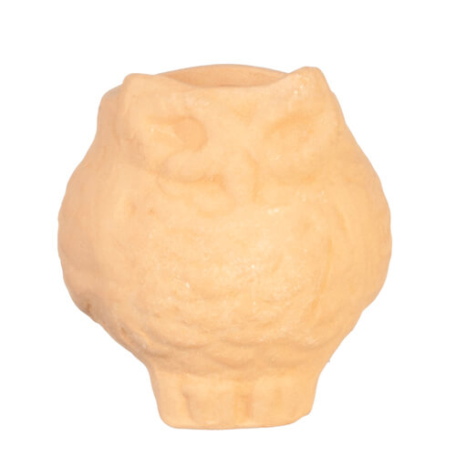 (image for) Owl Pot - Terra-Cotta