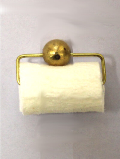 (image for) Brass Toilet Paper Holder