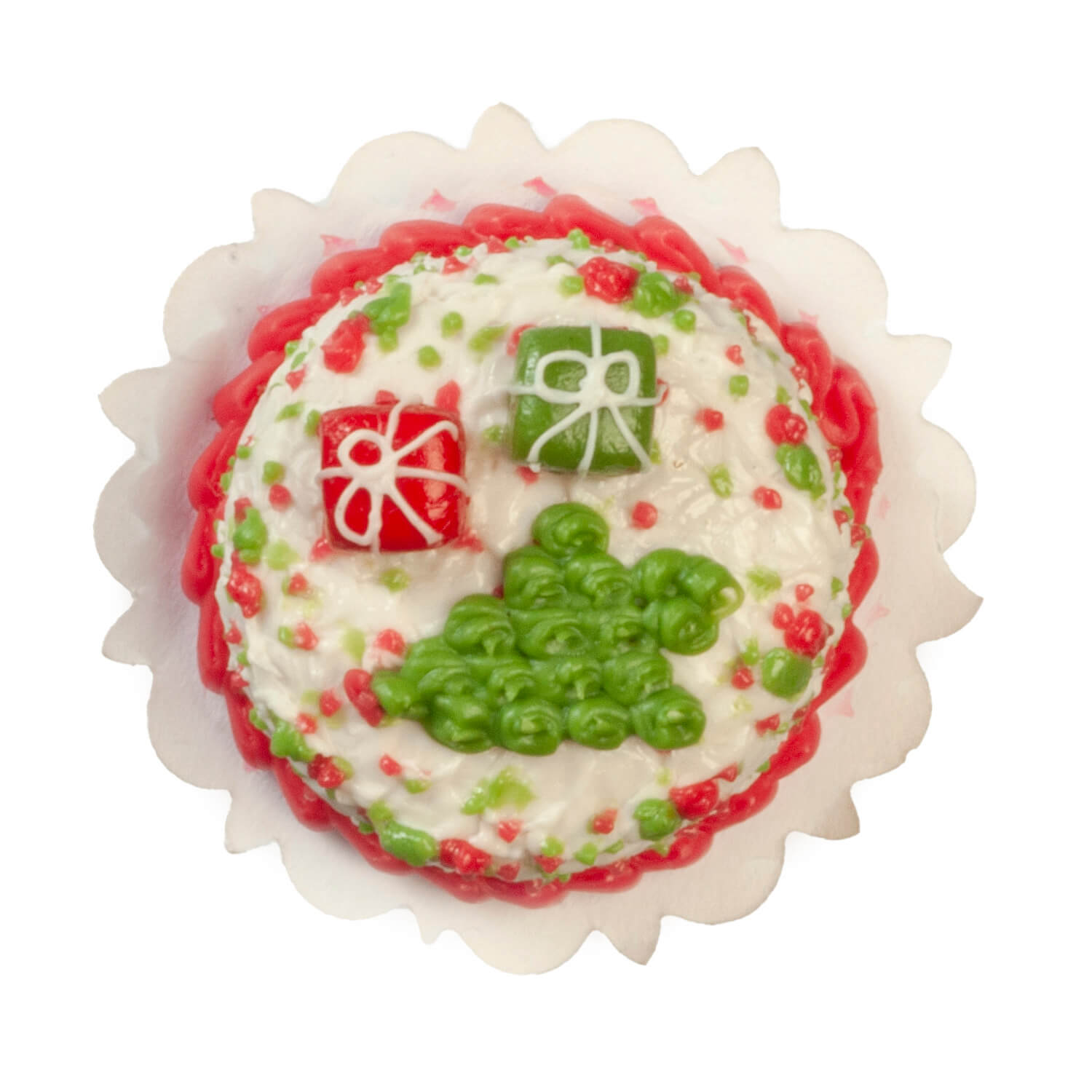 (image for) Round Christmas cake