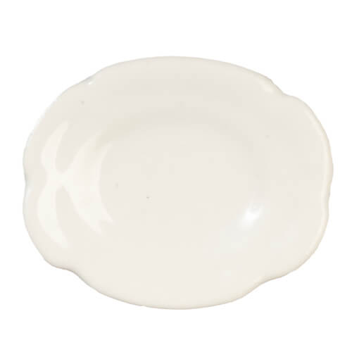 (image for) Oval White Ceramic Plate