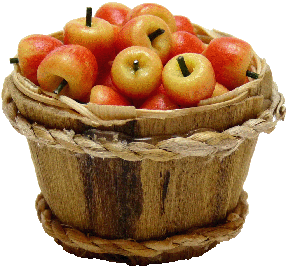 (image for) Bushel Basket of Macintosh Apples