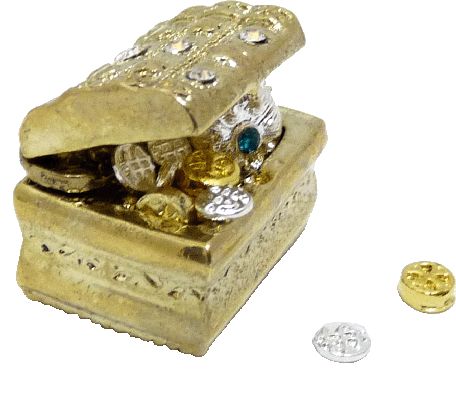 (image for) Gold Treasure Chest w/ Treasure