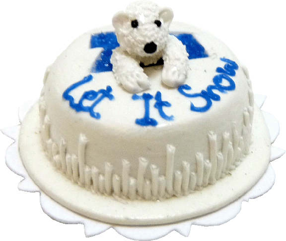 (image for) Let it Snow Polar Bear Cake