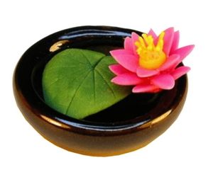 (image for) Pink Water Lily in Bowl