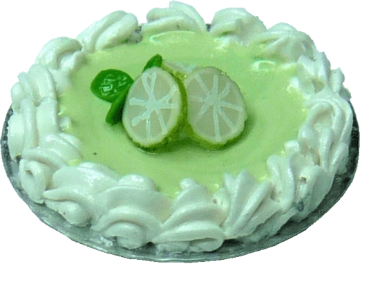 (image for) Key Lime Pie w/ Lime Slices on Top