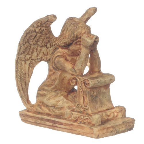 (image for) Praying Angel Garden Statue Aged