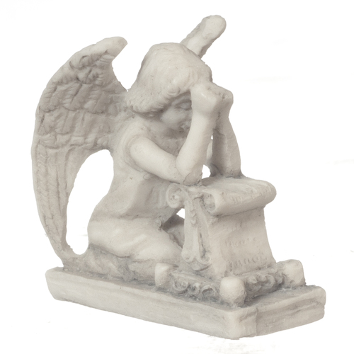 (image for) Praying Angel Garden - Statue Gray