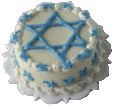 (image for) Star of David Cake Light Blue